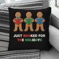 Just Booked For The Holidays Gingerbread Pillowcase Just Booked For The Holidays Gingerbread Pillowcase
