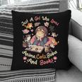 Just Girl Who Loves Anime Cats Boba And Books Bubble Tea Pillowcase