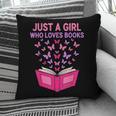 Just A Girl Who Loves Books Butterflies Reading Pillowcase Just A Girl Who Loves Books Butterflies Reading Pillowcase