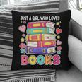Just A Girl Who Loves Books Reading Library Pillowcase