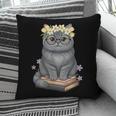 Just A Girl Who Loves Cats & Books Bookish Women Pillowcase