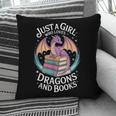 Just A Girl Who Loves Dragons And Books Fantasy Reader Pillowcase Just A Girl Who Loves Dragons And Books Fantasy Reader Pillowcase