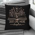 Just One More Chapter Bookish Book Reading Teal Beige Pillowcase