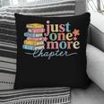 Just One More Chapter Floral Book Reading Teacher Bookworm Pillowcase