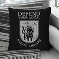 Knight Cat Defend Your Public Library Book Lover Pillowcase Knight Cat Defend Your Public Library Book Lover Pillowcase