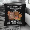 Knitting Reading Books Drinking Tea Knitter Knit Pillowcase Knitting Reading Books Drinking Tea Knitter Knit Pillowcase