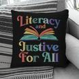 Literacy Justice For All Stop Book Banning Protect Librarian Pillowcase Literacy Justice For All Stop Book Banning Protect Librarian Pillowcase