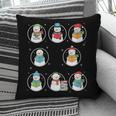 Literary Winter Reading Snowmen Cozy Book Lover Pattern Pillowcase