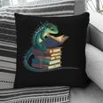 Lizard Reading Book Librarian Bookworm Reader Read Pillowcase