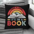 Take A Look It's In A Book Reading Book Vintage Rainbow Pillowcase