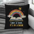 Take a Look It's In a Book Vintage Reading Teacher Rainbow Pillowcase Take a Look It's In a Book Vintage Reading Teacher Rainbow Pillowcase