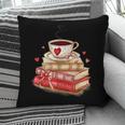 Love Book Coffee Heart Coquette Bow Valentines Day Pillowcase