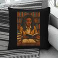 Melanin Girl Locs Book Lover Librarian Teacher Student Pillowcase