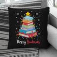 Merry Bookmas Book Christmas Tree Lights Xmas Men Women Kids Pillowcase