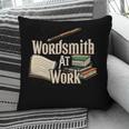 Wordsmith At Work Vintage Writer & Author Pen Book Lover Pillowcase