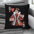 Modern Queen Of Hearts Book Lover Reading Novels Romantasy Pillowcase