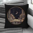 Moon Book Bookshelf Library Coffee Cup Star Stars Pattern Pillowcase
