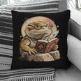 Nerdy Bearded Dragon Glasses Book Reading Pillowcase Nerdy Bearded Dragon Glasses Book Reading Pillowcase