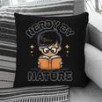 Nerdy By Nature Chibi Cute Book Lover Pillowcase