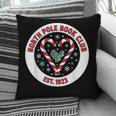 North Pole Book Club Shirt Candy Cane Christmas Pillowcase