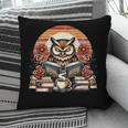 Owl Reading Books Book Library Bookworm Pillowcase