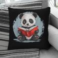 Panda With Book For Reading Enthusiasts Pillowcase