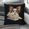Papillon Books Reading Dog Breed Graphic For Men Women Kids Pillowcase