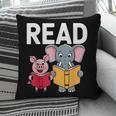 Pig Elephant Reading Cute Book Lover Bookworm Boys Girls Kid Pillowcase