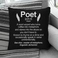 Poetry Poem Author Literature Book Lover Book Worm Poet Pillowcase