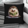 Porcupine Reading Book Hedgehog Book Lover Pillowcase