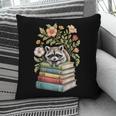 Raccoon Books Reading Flowers Pillowcase