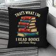 I Read Books Bookworm Halloween Pillowcase