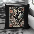 The Reader Tarot Card Skeleton Reading Book Bookworm Bookish Pillowcase The Reader Tarot Card Skeleton Reading Book Bookworm Bookish Pillowcase