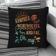 Readers Books Lovers BFF Books Club Paranormal Romance Reading Book Vampires Werewolves & Fae -Adults Short Sleeve Pillowcase