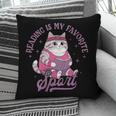 Reading Is My Favorite Sport Bookworm Cat Lover Book-Club Pillowcase