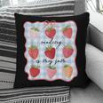 Reading Is My Jam Preppy Stawberry Bookworm Book Lover Nerd Pillowcase