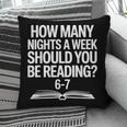Reading Meme 6 To 7 Nights a Week Book Appreciation Pillowcase Reading Meme 6 To 7 Nights a Week Book Appreciation Pillowcase