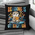 Reading Is Otterly Fun Sea Otter Book Lover Bookworm Pillowcase