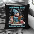 Reading Snow So Many Books Christmas Snow Little Time Pillowcase