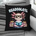Readsolotl Pink Kawaii Axolotl Read Book Lover Reading Pillowcase