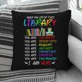 Retro Librarian Book Reader Library Book Reading Pillowcase
