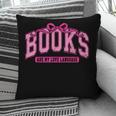 Retro Pink Coquette Bow Valentine Book Lover Varsity Pillowcase Retro Pink Coquette Bow Valentine Book Lover Varsity Pillowcase