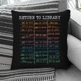 Return To Library Card Book Due Date Bookish Reading Pillowcase Return To Library Card Book Due Date Bookish Reading Pillowcase