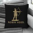 Robin Hood The Archer Book Cover Illustration In Gold Pillowcase