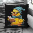 Rubber Duck Reading Book Rubber Duckie Reader Coffee Lover Pillowcase