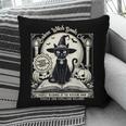 Salem Witch Book Club Vintage Halloween Cat Book Lover Pillowcase