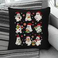 Santa Ghost Reading Books Christmas Library Teacher Pillowcase