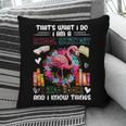 School Secretary Read Books And Know Things Flowers Flamingo Pillowcase School Secretary Read Books And Know Things Flowers Flamingo Pillowcase