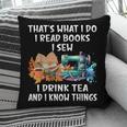 Sewing Reading Books Drinking Tea Sew Sewist Pillowcase