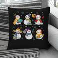 Snowman Reading Books Teacher Christmas Librarian Bookworm Pillowcase Snowman Reading Books Teacher Christmas Librarian Bookworm Pillowcase